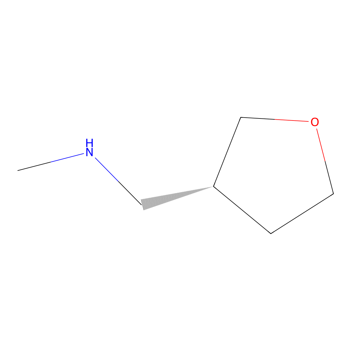 (R)-N-Methyl-1-(tetrahydrofuran-3-yl)methanamine molecular structure, CAS 2059820-24-3
