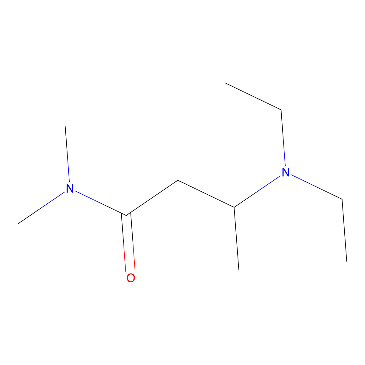 (3R)-3-(Diethylamino)-N,N-dimethylbutanamide molecular structure, CAS 2059909-46-3