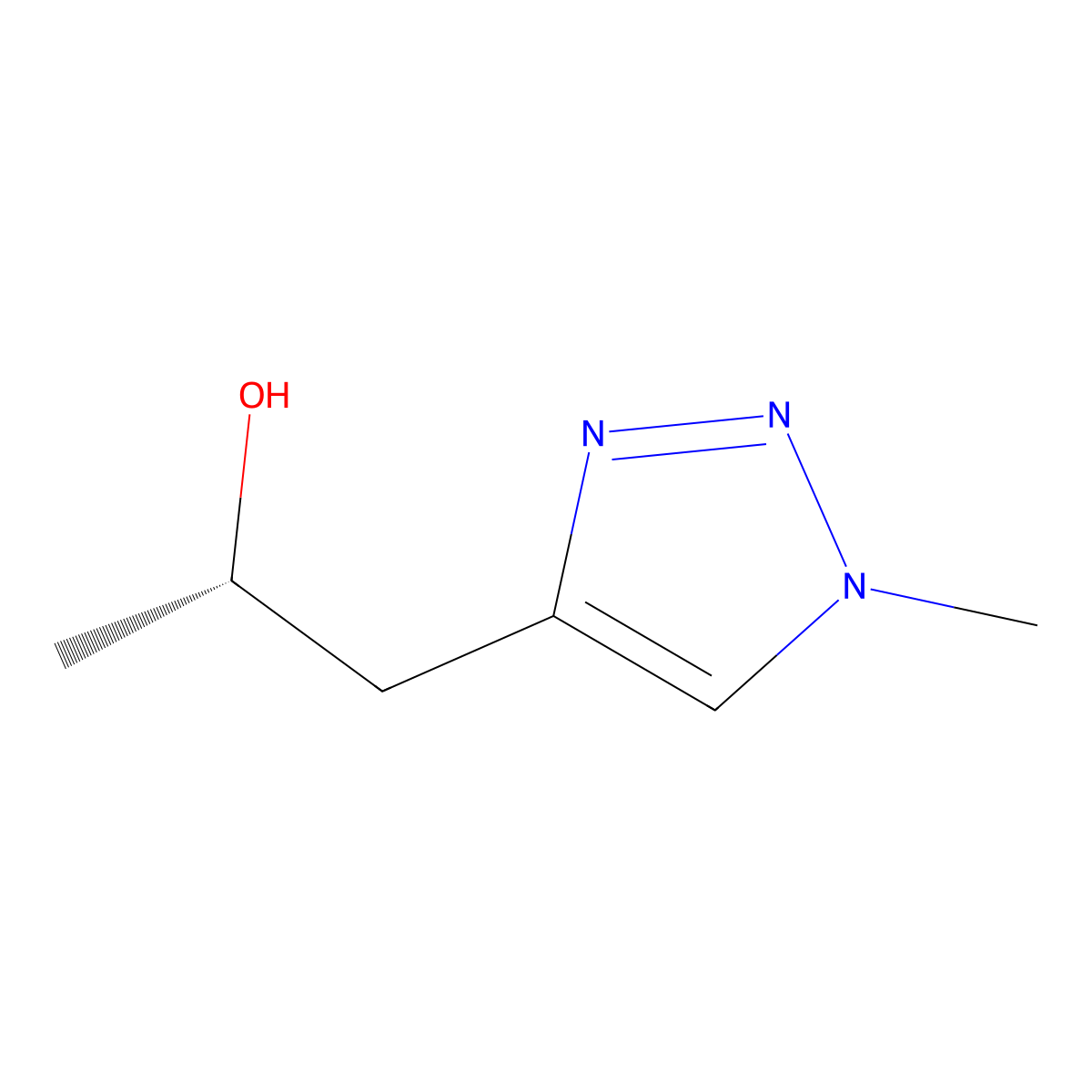 (2S)-1-(1-Methyl-1H-1,2,3-triazol-4-yl)propan-2-ol molecular structure, CAS 2059910-52-8