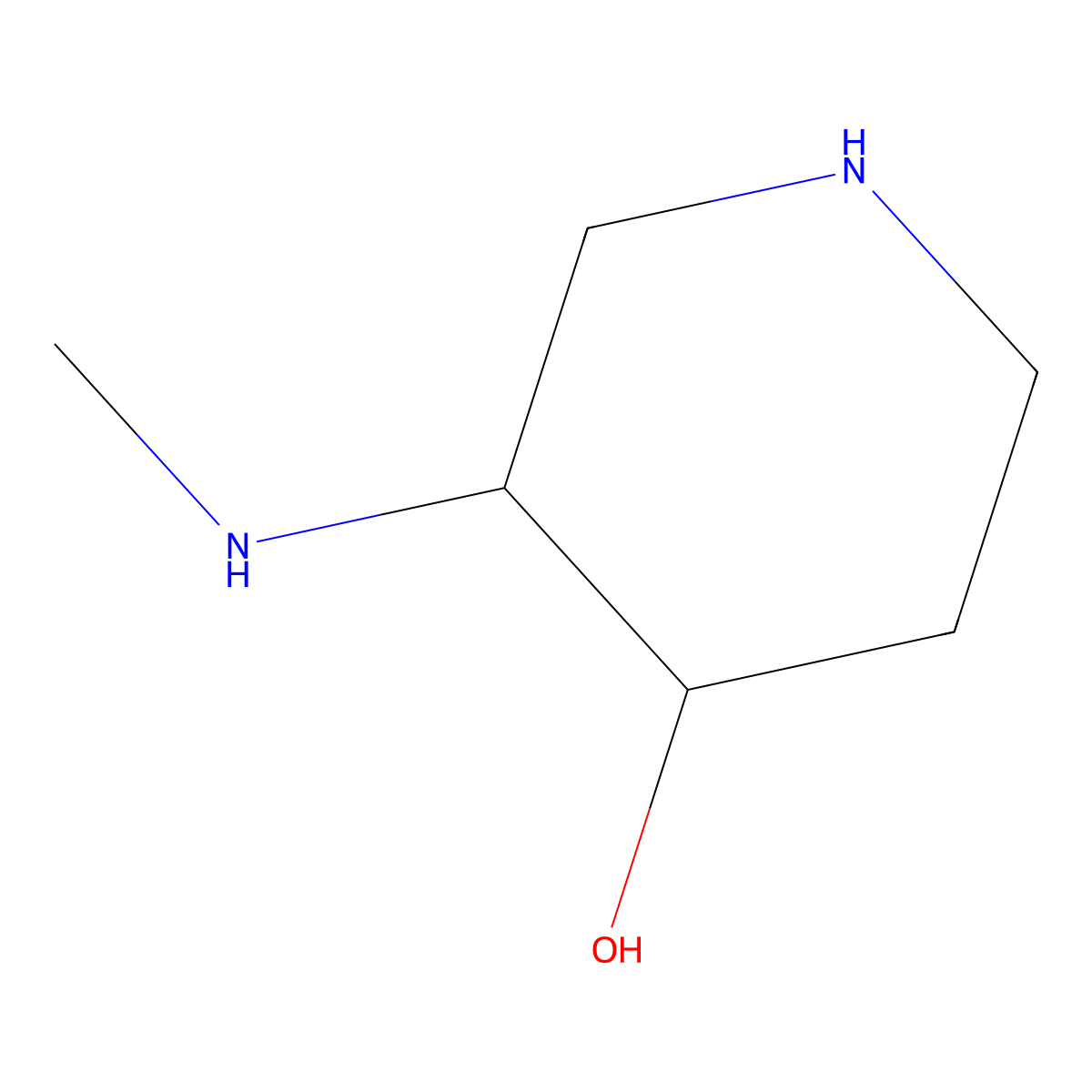 (3S,4S)-3-(Methylamino)piperidin-4-ol molecular structure, CAS 2059910-86-8