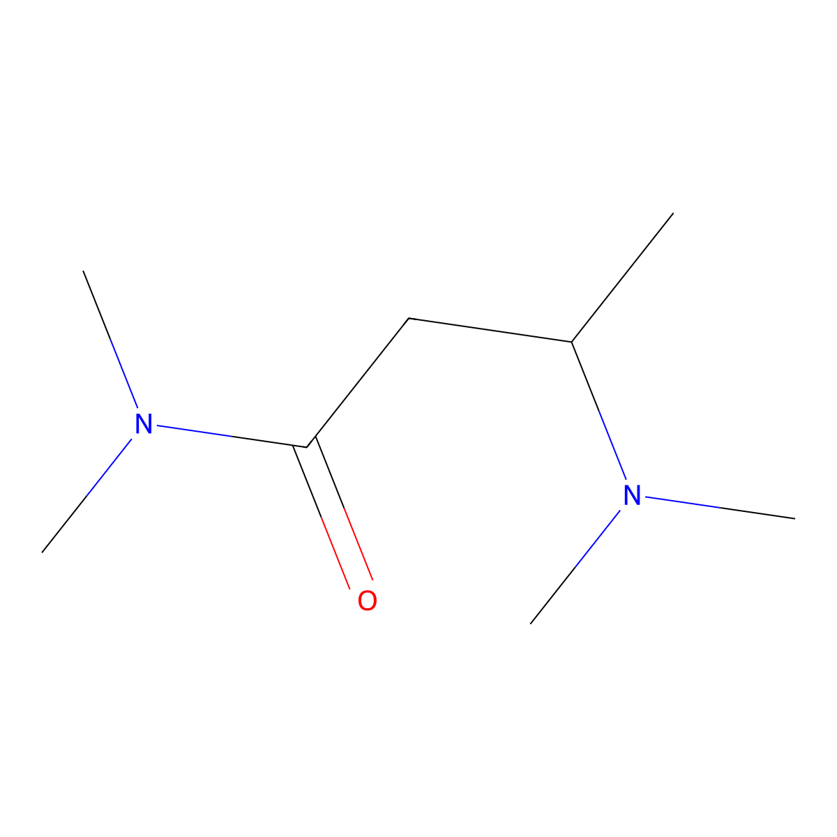 (3R)-3-(Dimethylamino)-N,N-dimethylbutanamide molecular structure, CAS 2059911-20-3