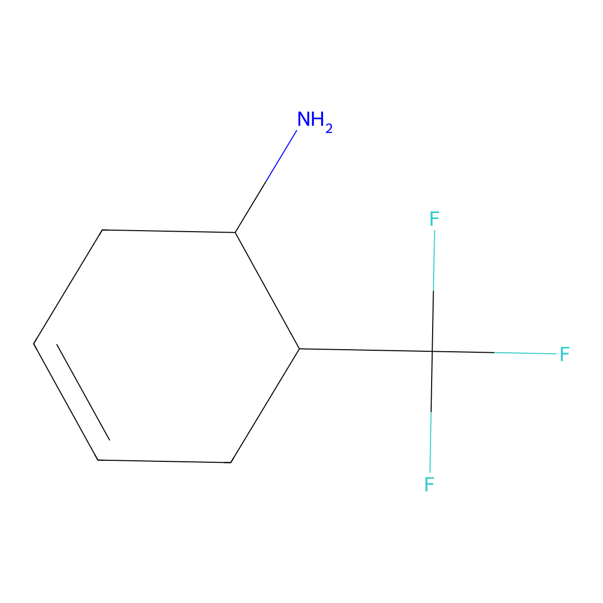 Rac-(1R,6R)-6-(trifluoromethyl)cyclohex-3-EN-1-amine molecular structure, CAS 2059912-35-3