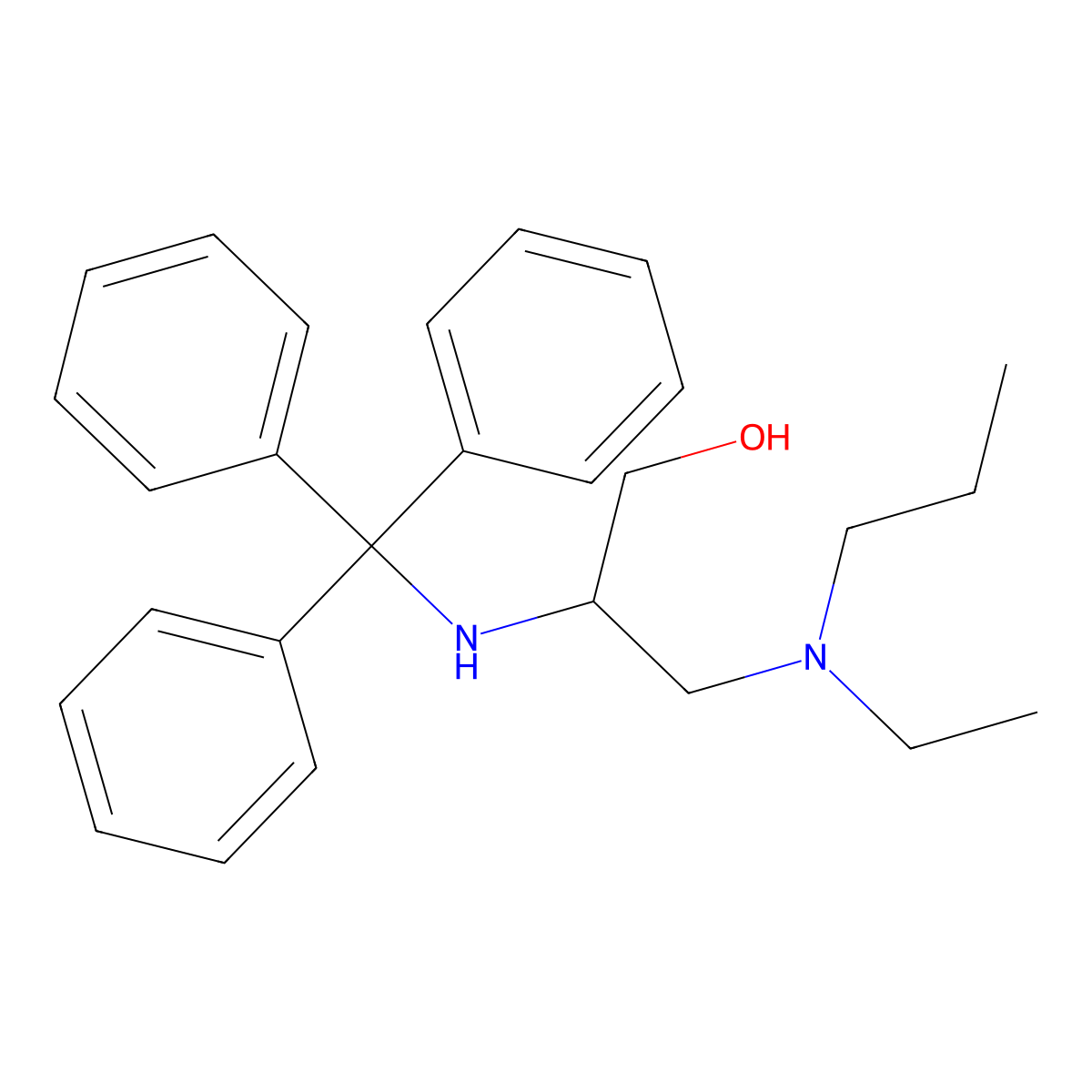 (2S)-3-[Ethyl(propyl)amino]-2-[(triphenylmethyl)amino]propan-1-ol molecular structure, CAS 2059913-58-3