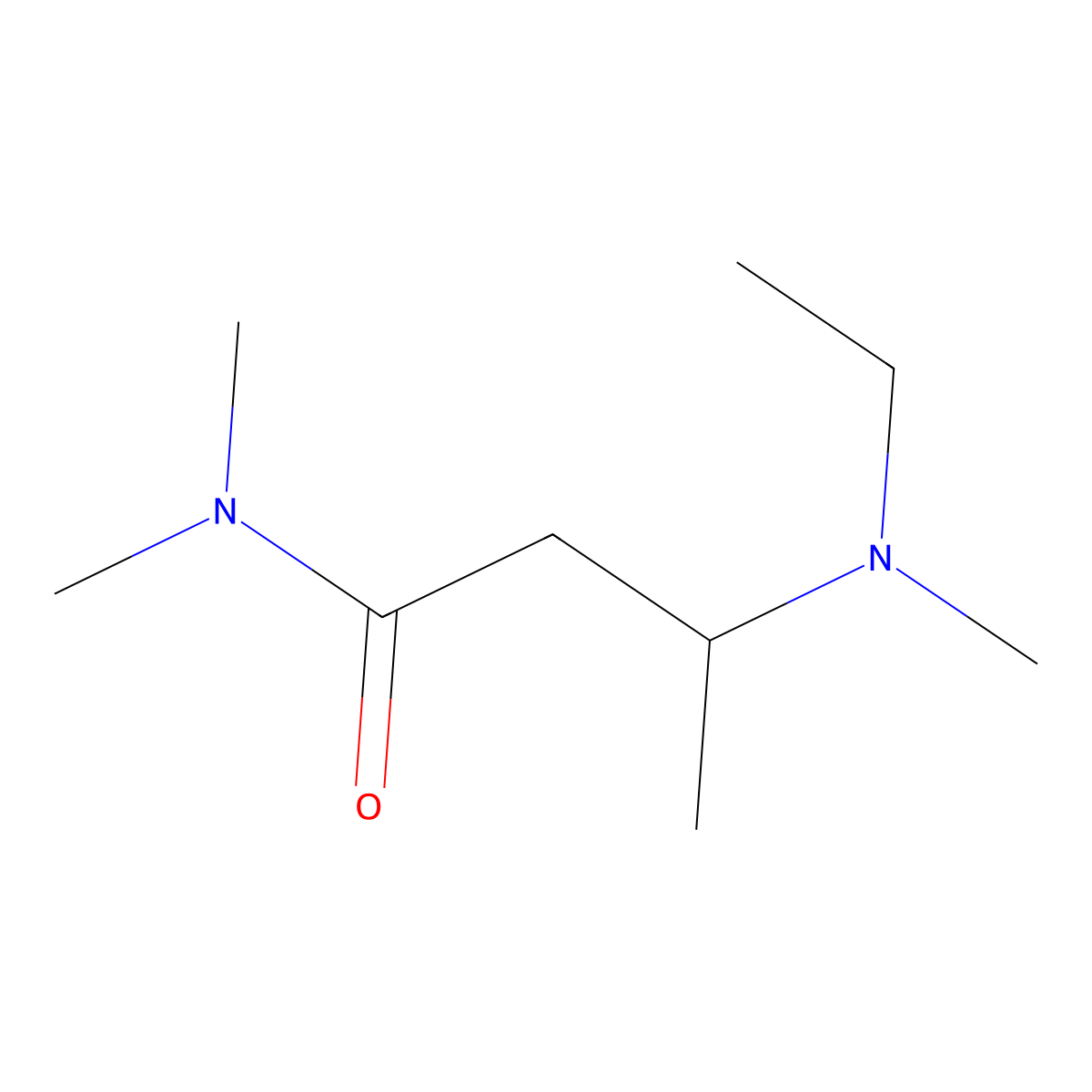 (3R)-3-[Ethyl(methyl)amino]-N,N-dimethylbutanamide molecular structure, CAS 2059913-66-3