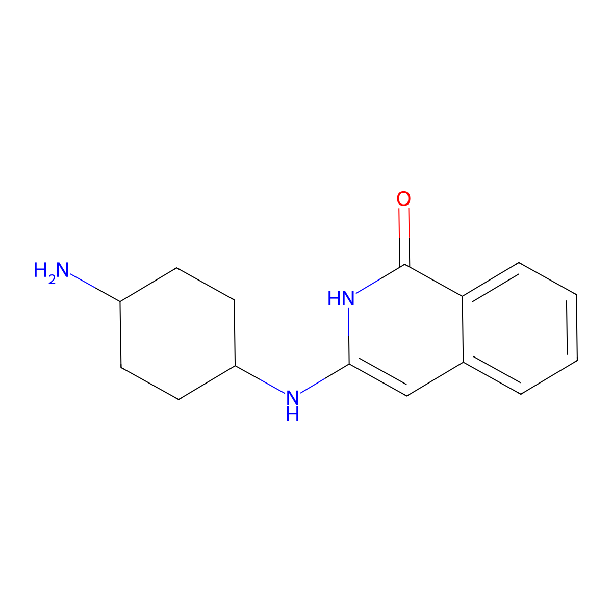 3-[(4-Aminocyclohexyl)amino]-1,2-dihydroisoquinolin-1-one molecular structure, CAS 2059914-34-8
