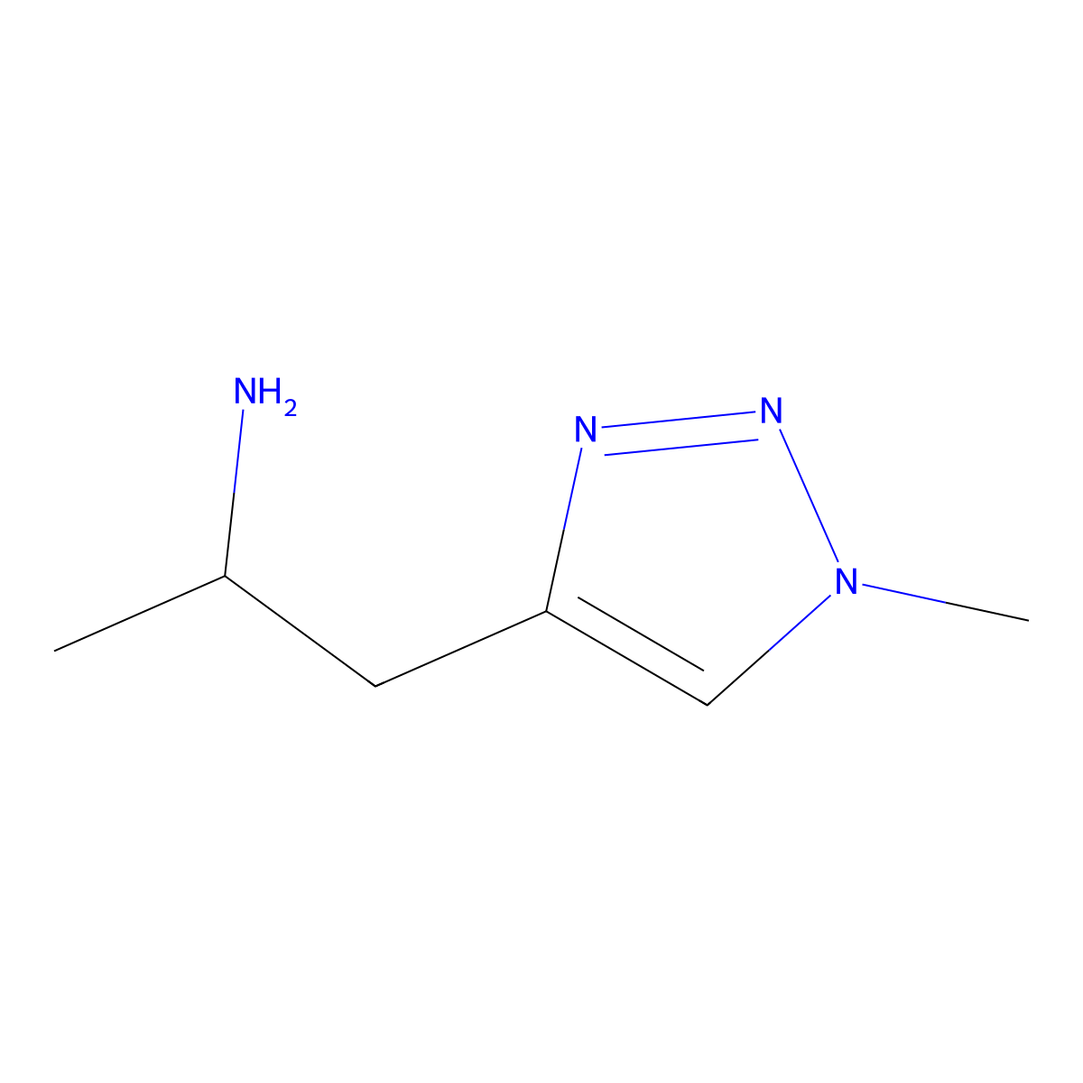 (2S)-1-(1-Methyl-1H-1,2,3-triazol-4-yl)propan-2-amine molecular structure, CAS 2059914-95-1