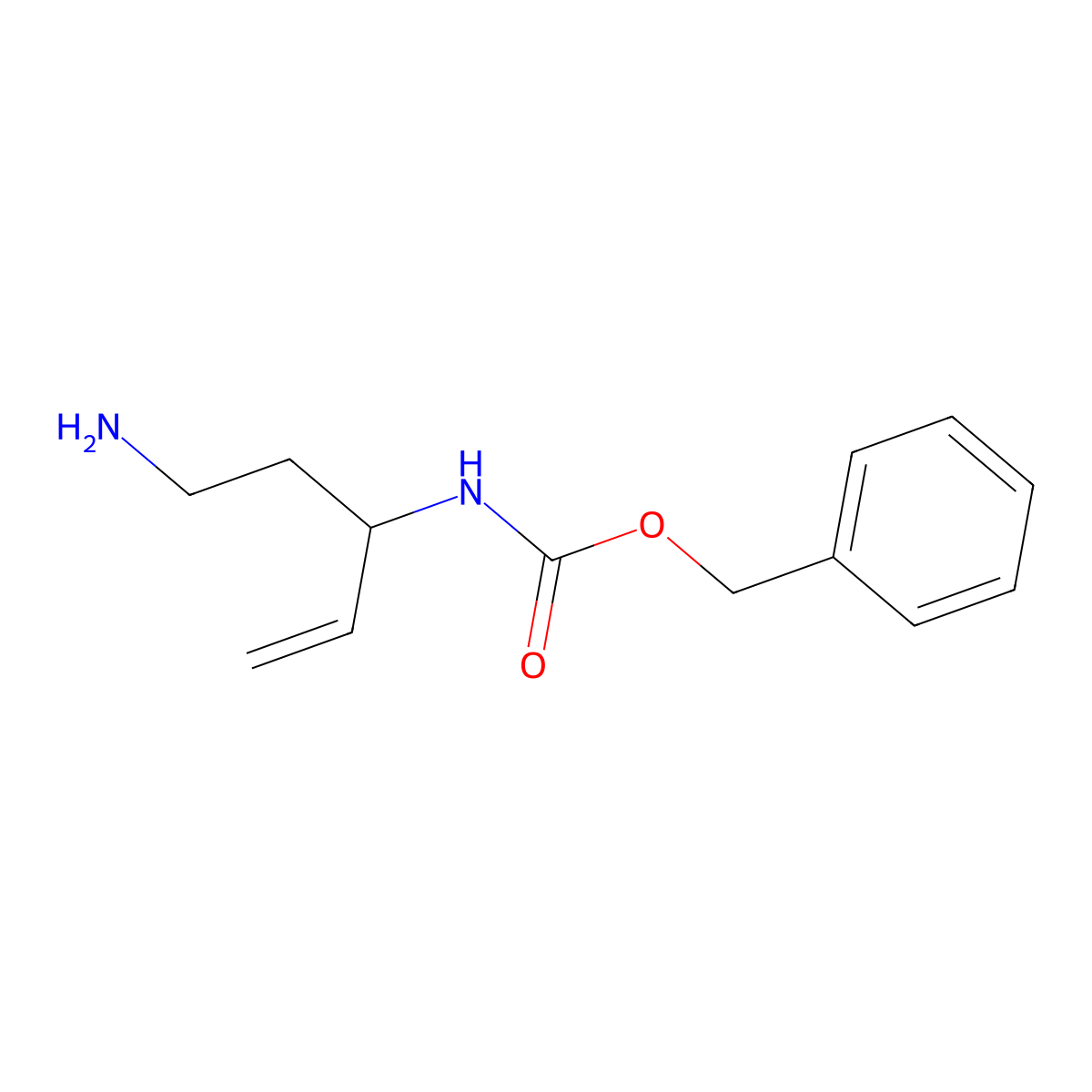 Benzyl N-[(3S)-5-aminopent-1-en-3-yl]carbamate molecular structure, CAS 2059915-26-1