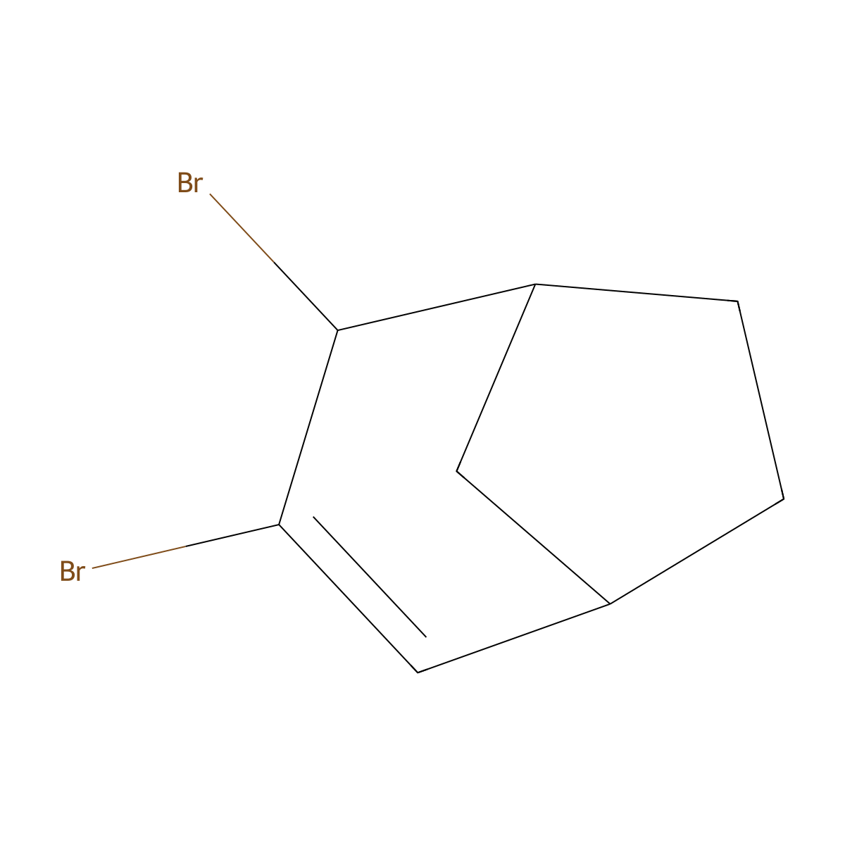 (1R,5S)-3,4-dibromobicyclo[3.2.1]oct-2-ene molecular structure, CAS 2059923-91-8
