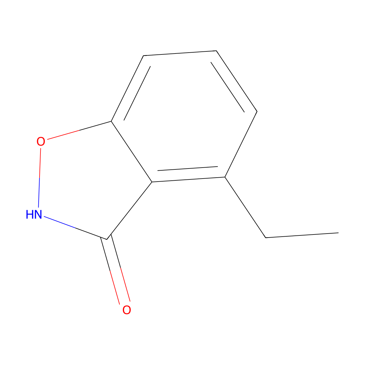 4-Ethyl-1,2-benzoxazol-3-ol molecular structure, CAS 2059926-74-6