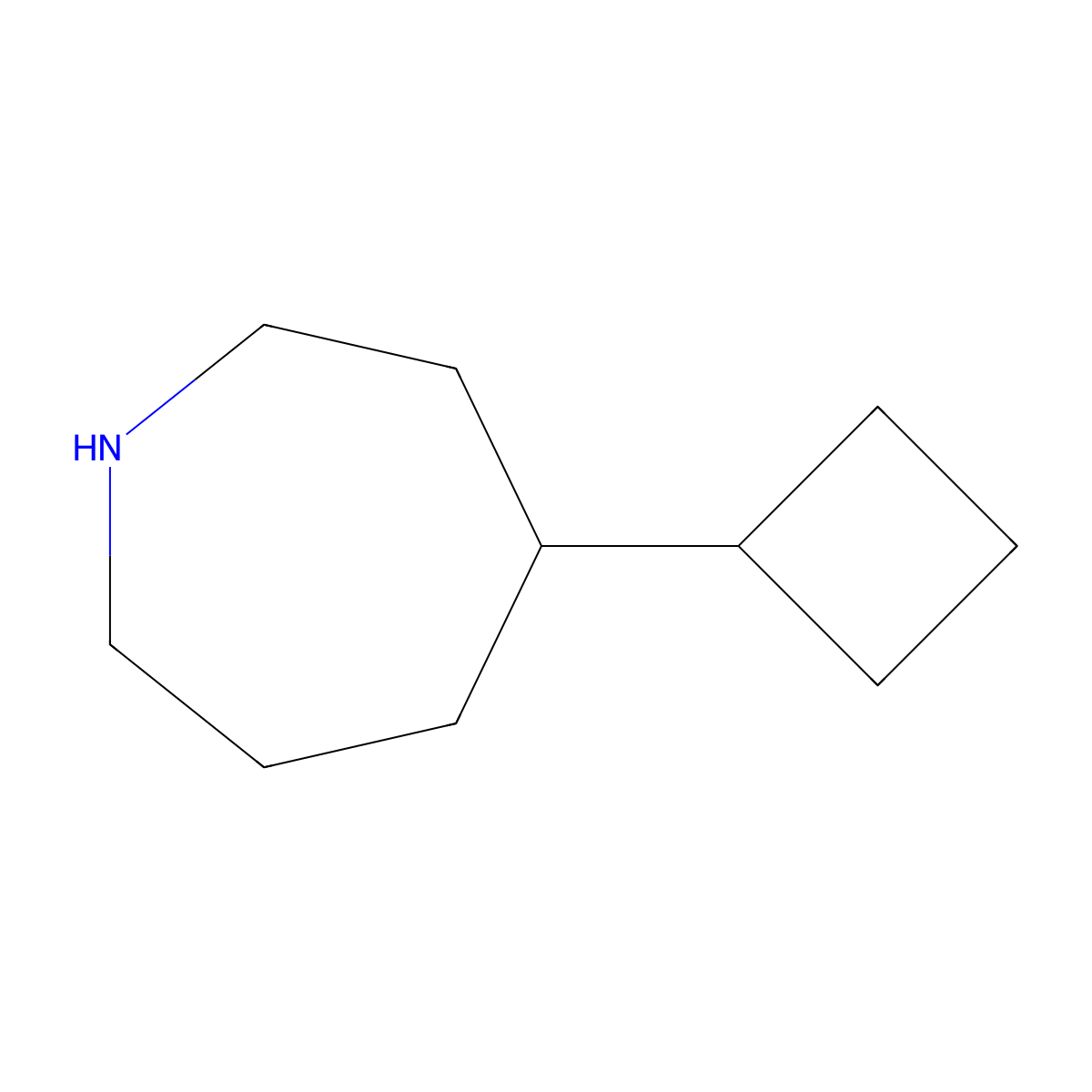 4-Cyclobutylazepane molecular structure, CAS 2059927-46-5