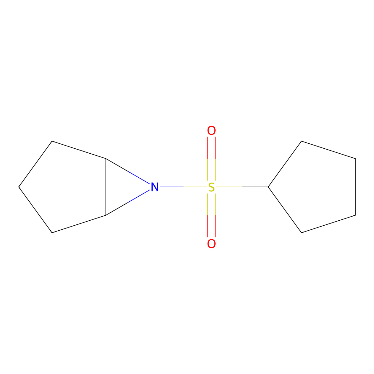 6-(Cyclopentanesulfonyl)-6-azabicyclo[3.1.0]hexane molecular structure, CAS 2059931-67-6