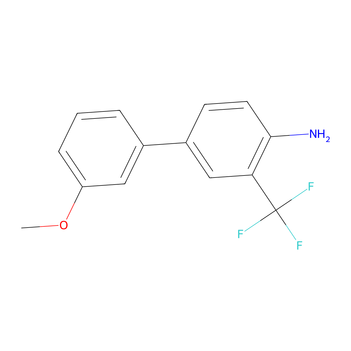 4-(3-Methoxyphenyl)-2-(trifluoromethyl)aniline molecular structure, CAS 2059931-69-8