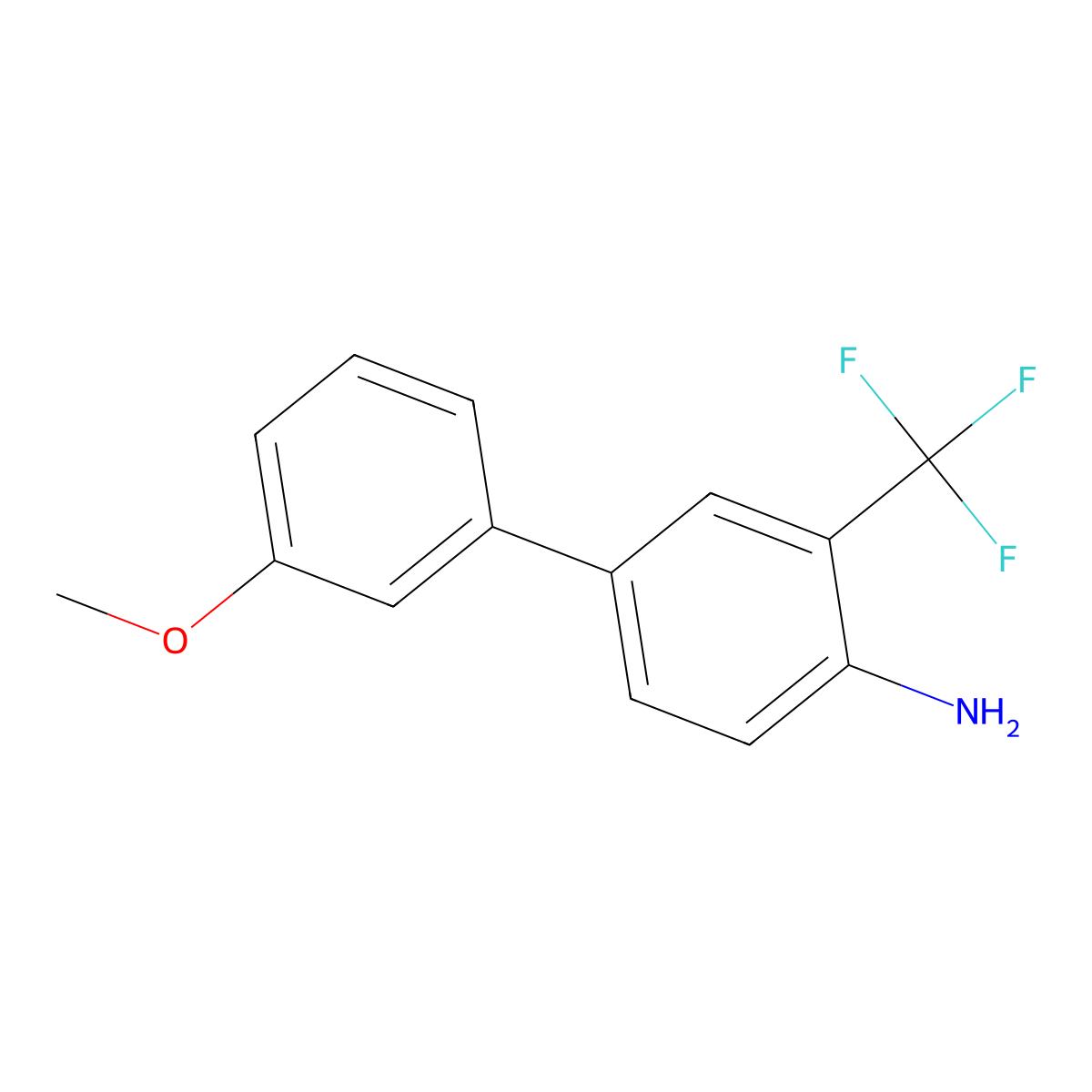 4-(3-Methoxyphenyl)-2-(trifluoromethyl)aniline molecular structure, CAS 2059931-69-8