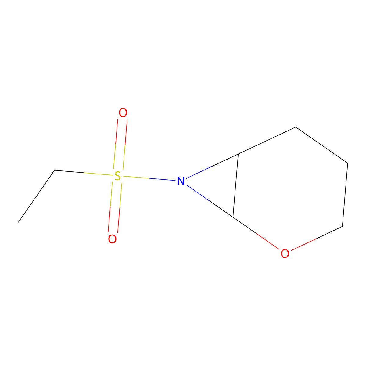 7-(Ethanesulfonyl)-2-oxa-7-azabicyclo[4.1.0]heptane molecular structure, CAS 2059931-77-8