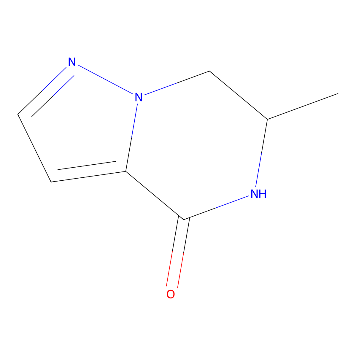 6-Methyl-4H,5H,6H,7H-pyrazolo[1,5-a]pyrazin-4-one molecular structure, CAS 2059932-07-7