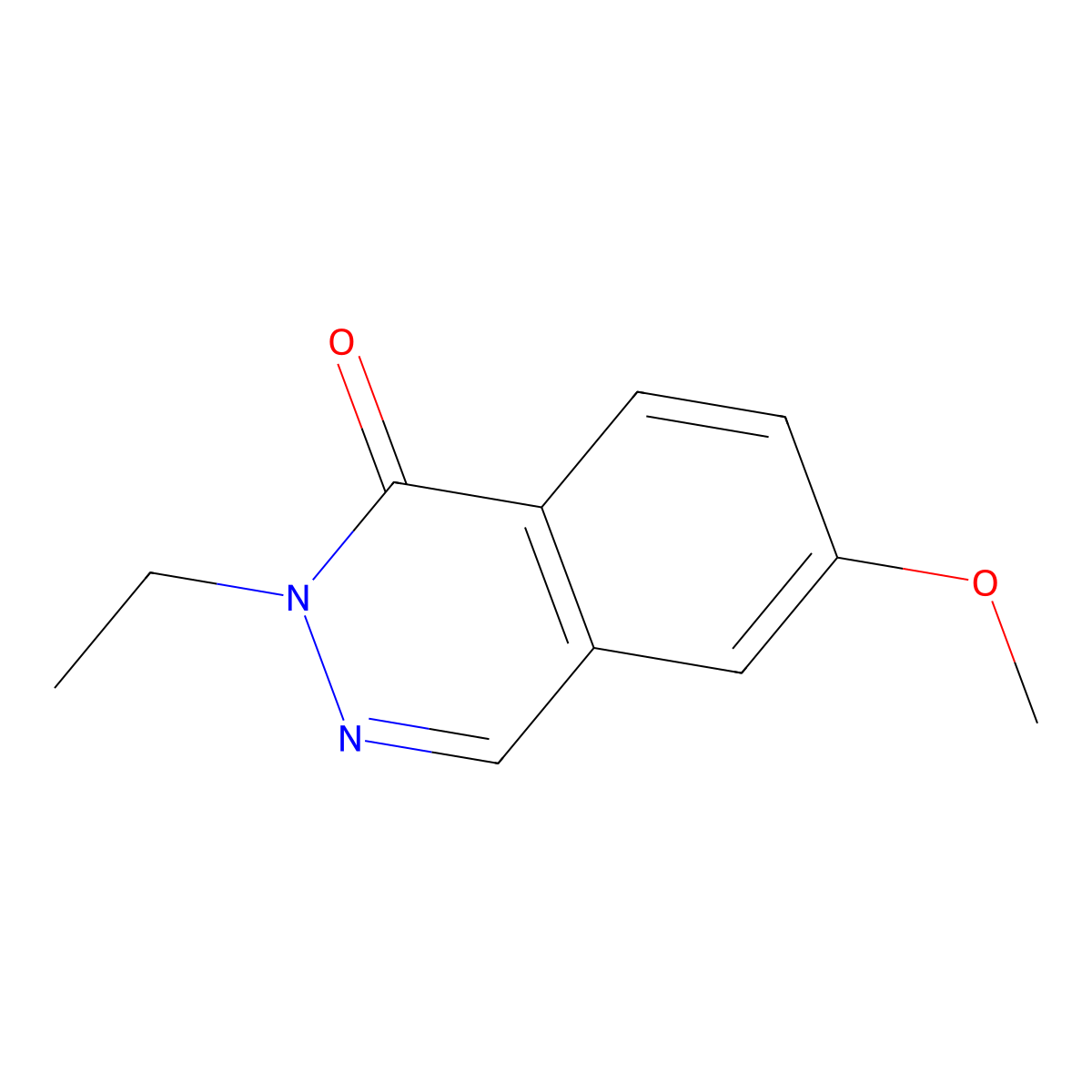 2-Ethyl-6-methoxy-1,2-dihydrophthalazin-1-one molecular structure, CAS 2059932-39-5