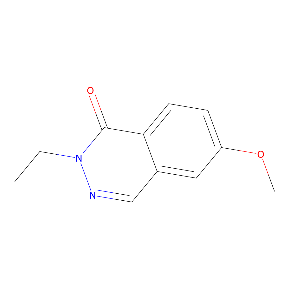 2-Ethyl-6-methoxy-1,2-dihydrophthalazin-1-one molecular structure, CAS 2059932-39-5