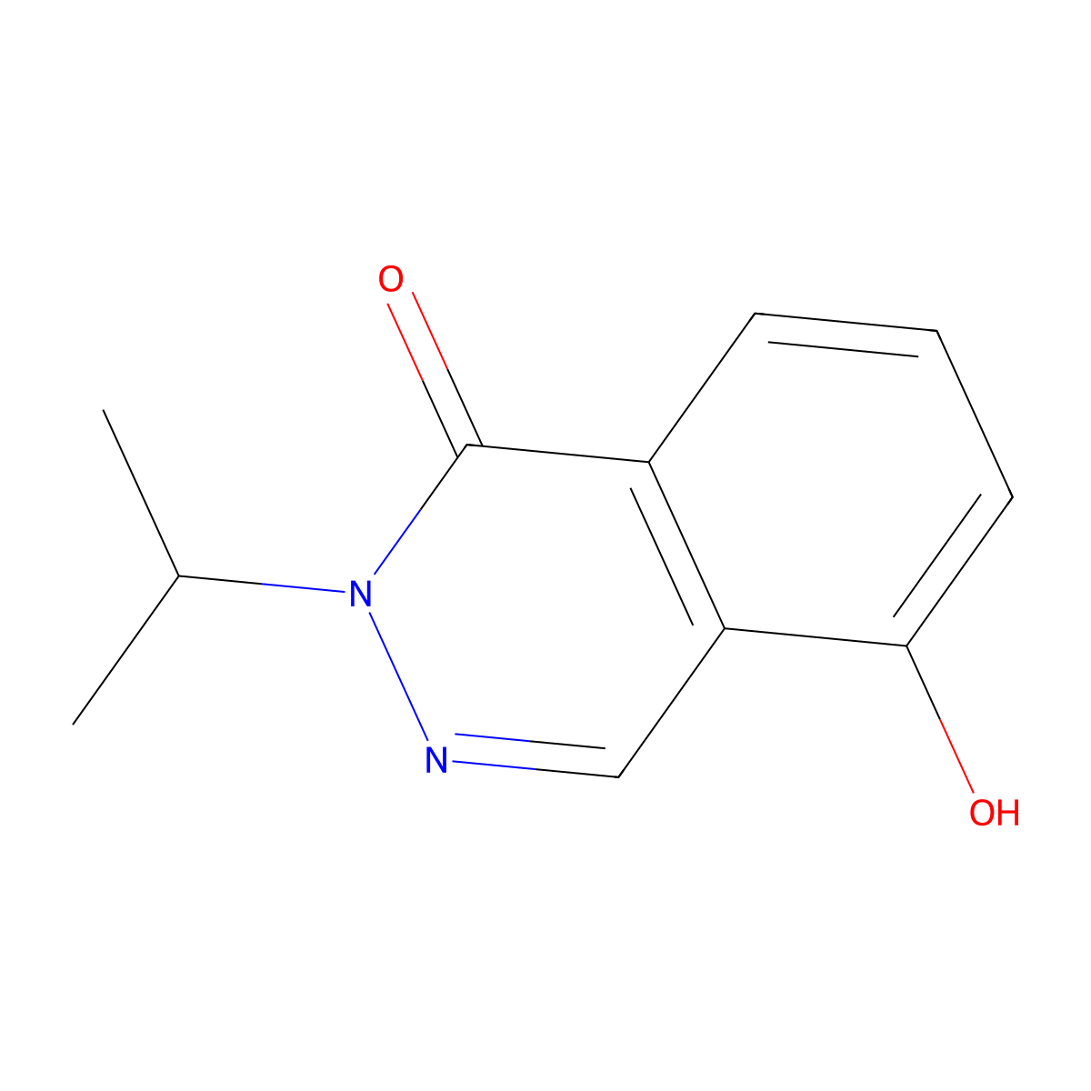 5-Hydroxy-2-(propan-2-yl)-1,2-dihydrophthalazin-1-one molecular structure, CAS 2059932-45-3