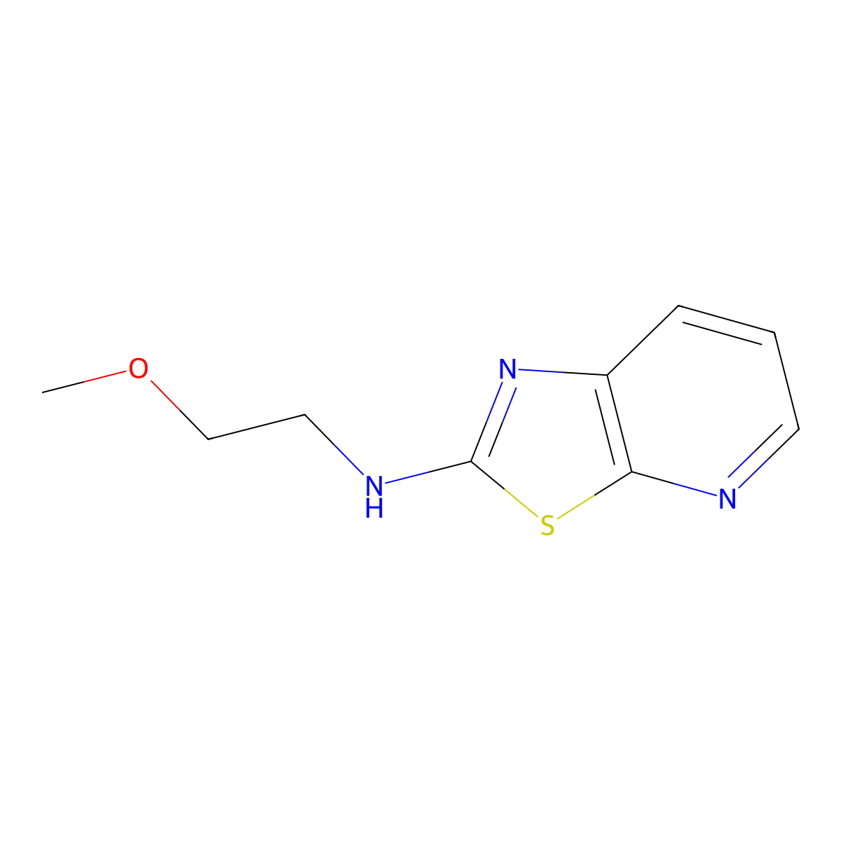 N-(2-Methoxyethyl)-[1,3]thiazolo[5,4-b]pyridin-2-amine molecular structure, CAS 2059932-60-2
