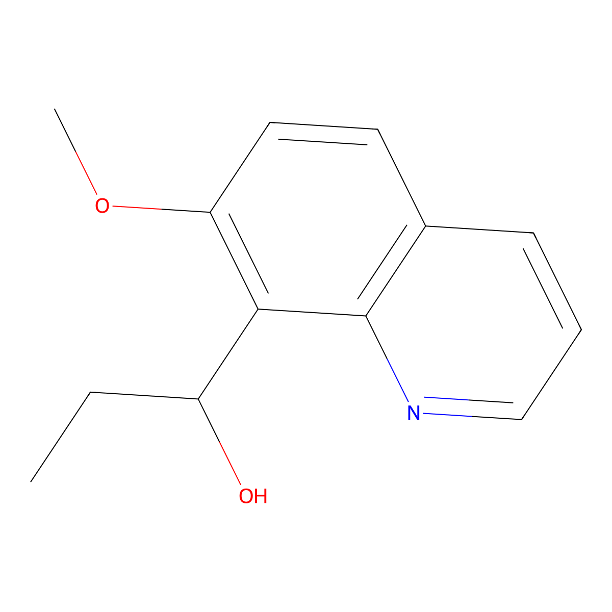 1-(7-Methoxyquinolin-8-yl)propan-1-ol molecular structure, CAS 2059932-62-4