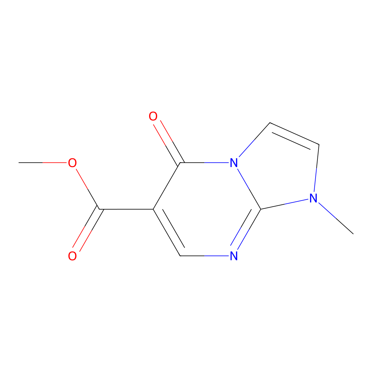 Methyl 1-methyl-5-oxo-1H,5H-imidazo[1,2-a]pyrimidine-6-carboxylate molecular structure, CAS 2059933-14-9