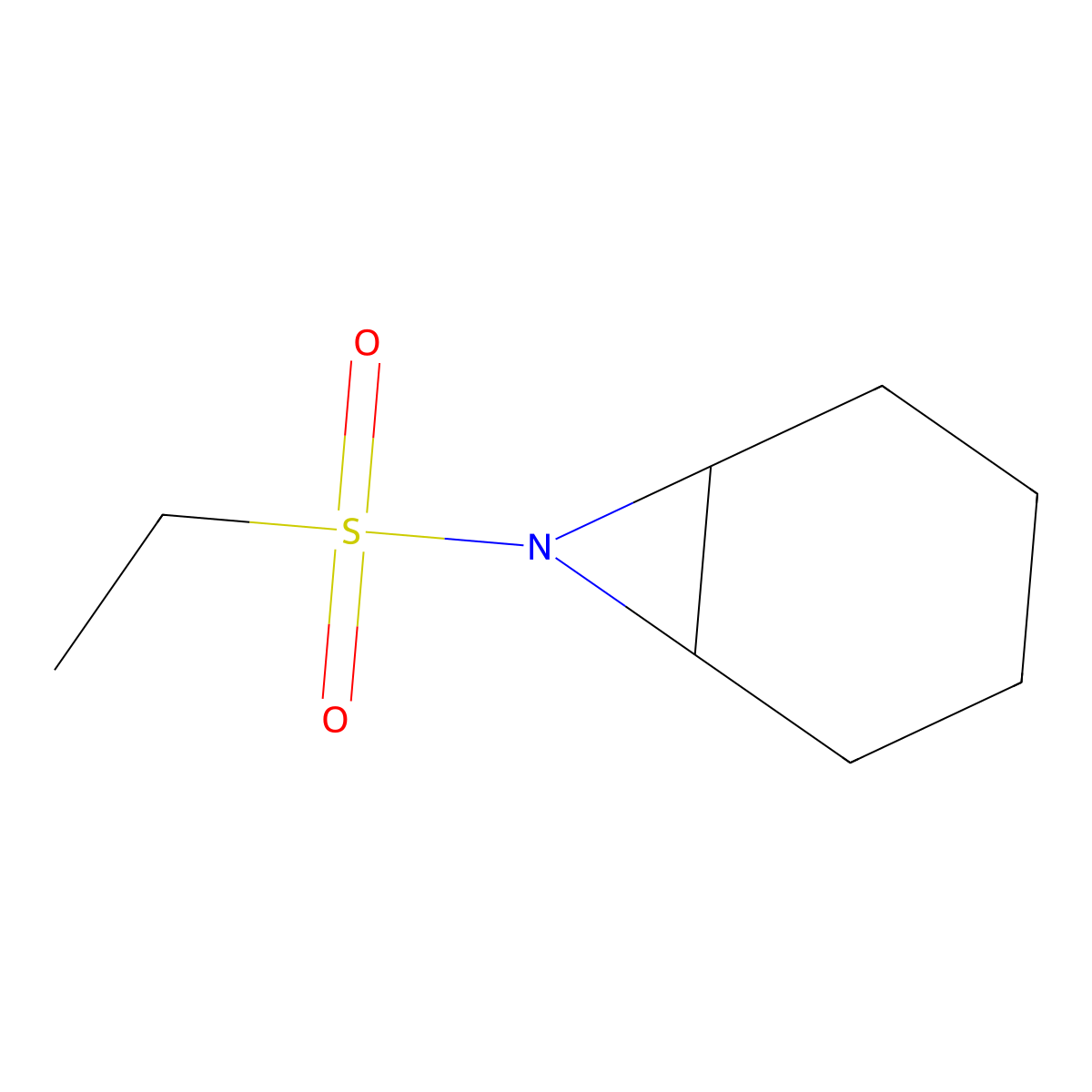 7-(Ethanesulfonyl)-7-azabicyclo[4.1.0]heptane molecular structure, CAS 2059933-35-4