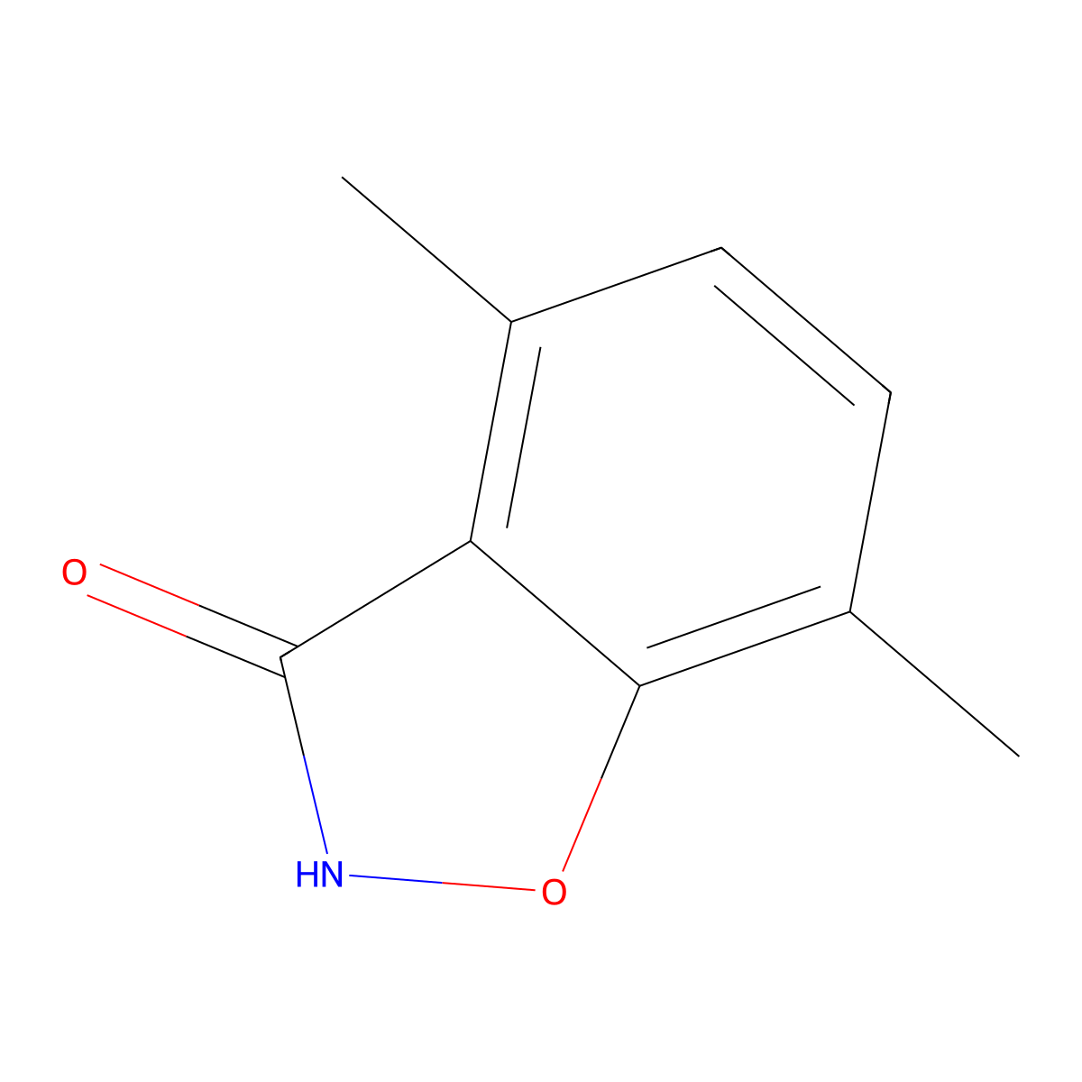 4,7-Dimethyl-1,2-benzoxazol-3-ol molecular structure, CAS 2059933-86-5