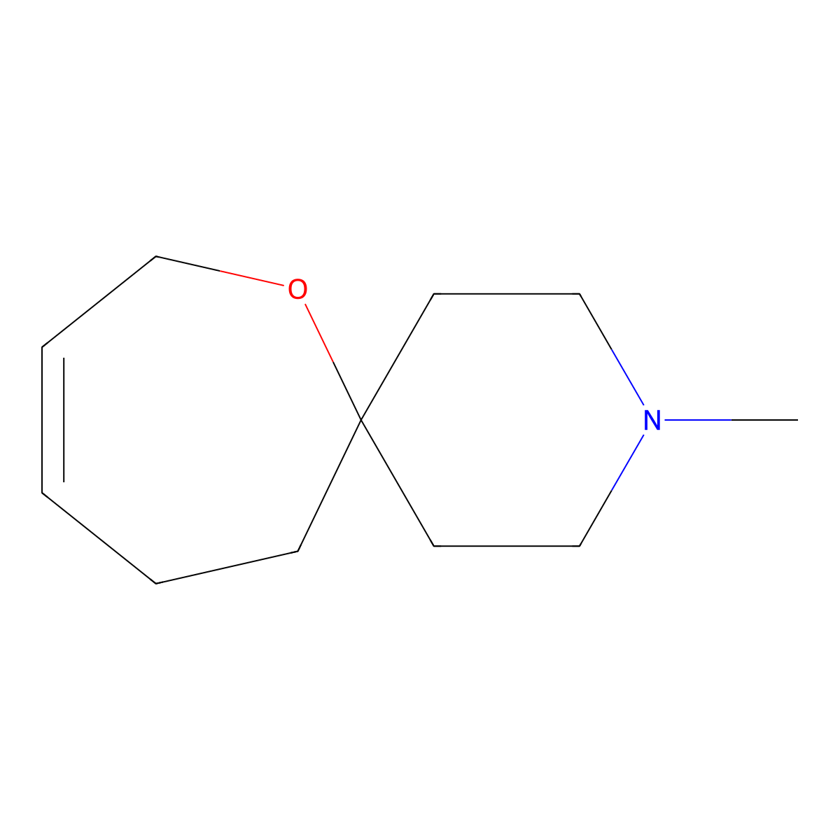 3-Methyl-7-oxa-3-azaspiro[5.6]dodec-9-ene molecular structure, CAS 2059933-91-2