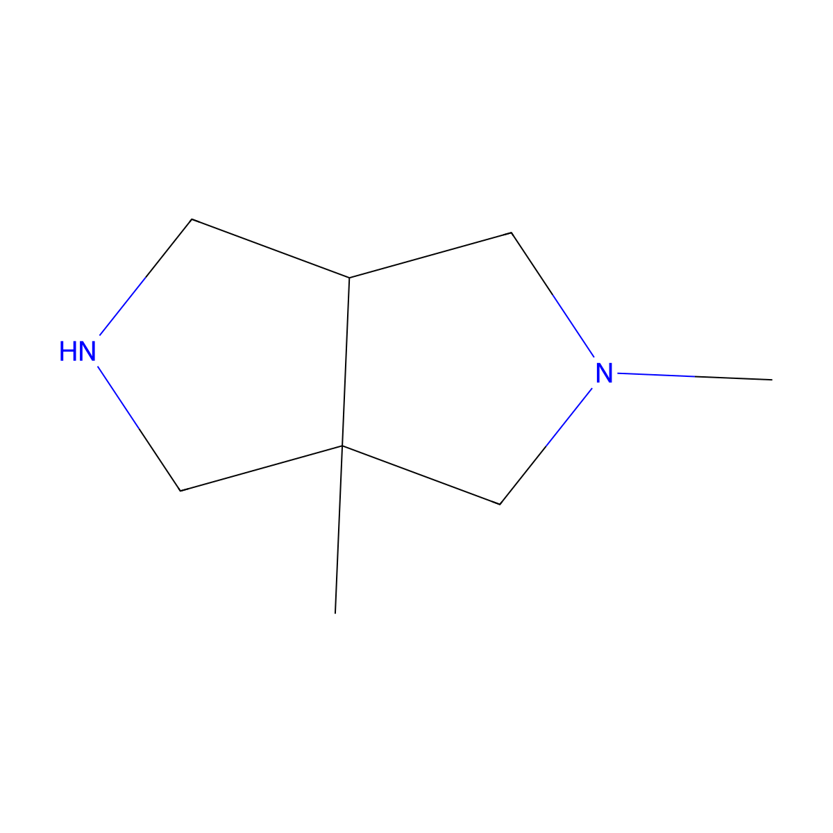2,3A-dimethyl-octahydropyrrolo[3,4-c]pyrrole molecular structure, CAS 2059934-91-5