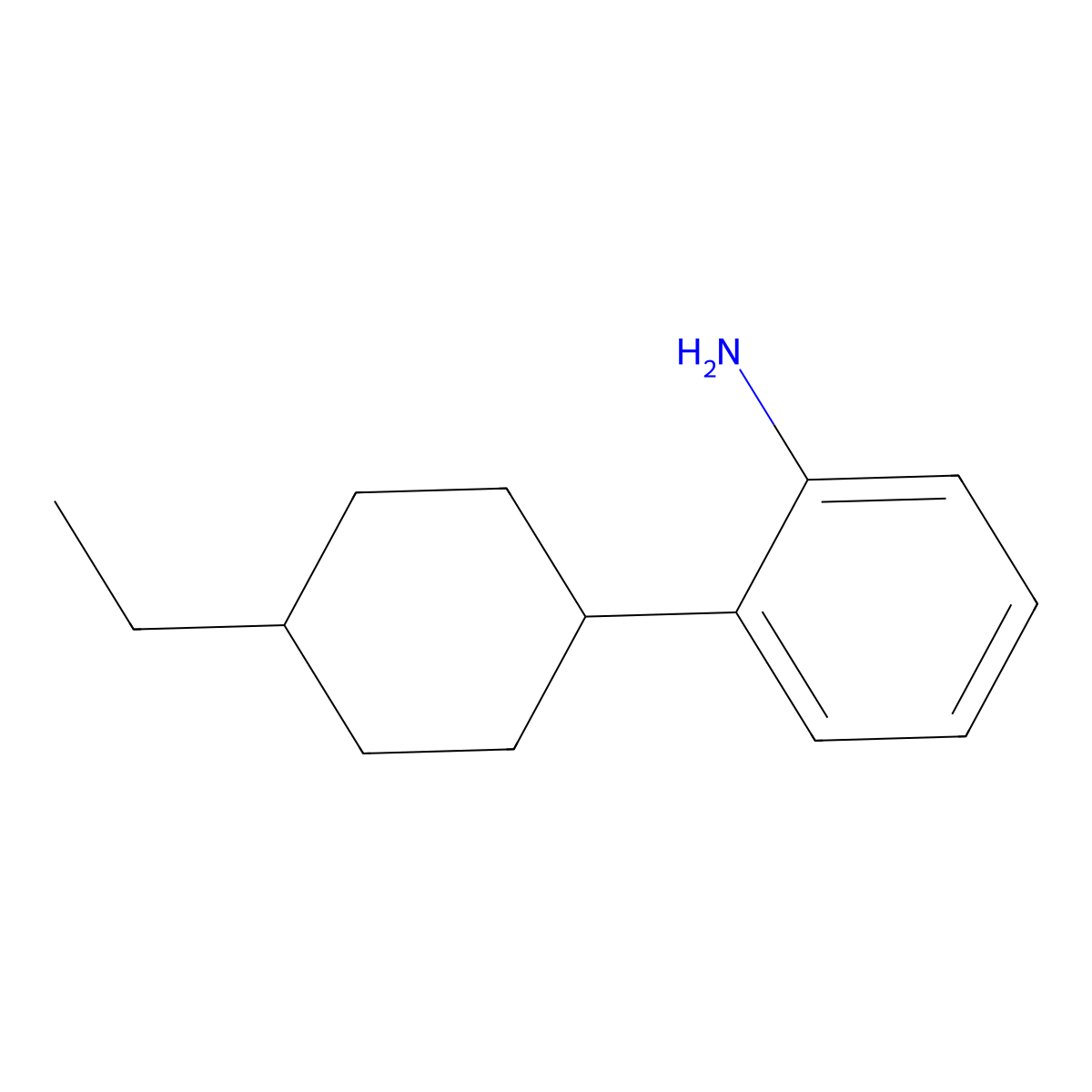 2-(4-Ethylcyclohexyl)aniline molecular structure, CAS 2059935-10-1