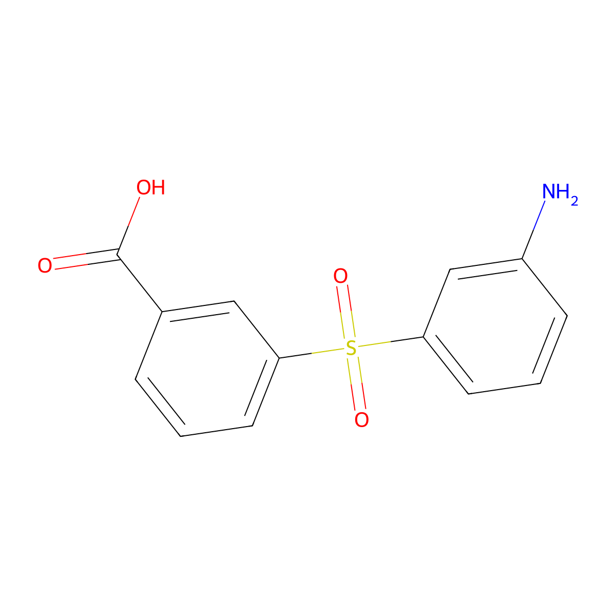3-(3-Aminobenzenesulfonyl)benzoic acid molecular structure, CAS 2059935-16-7