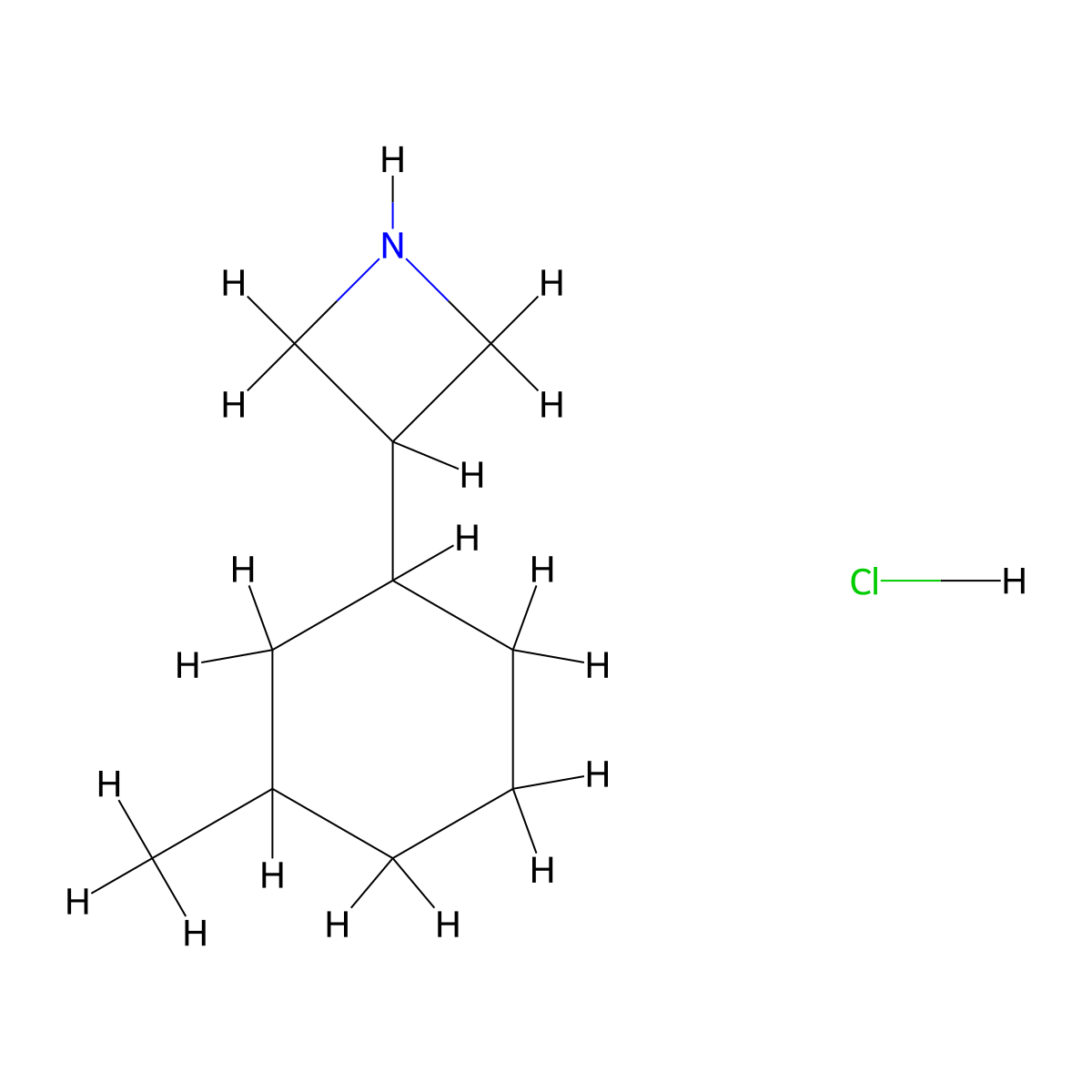 3-(3-Methylcyclohexyl)azetidine hydrochloride molecular structure, CAS 2059935-41-8