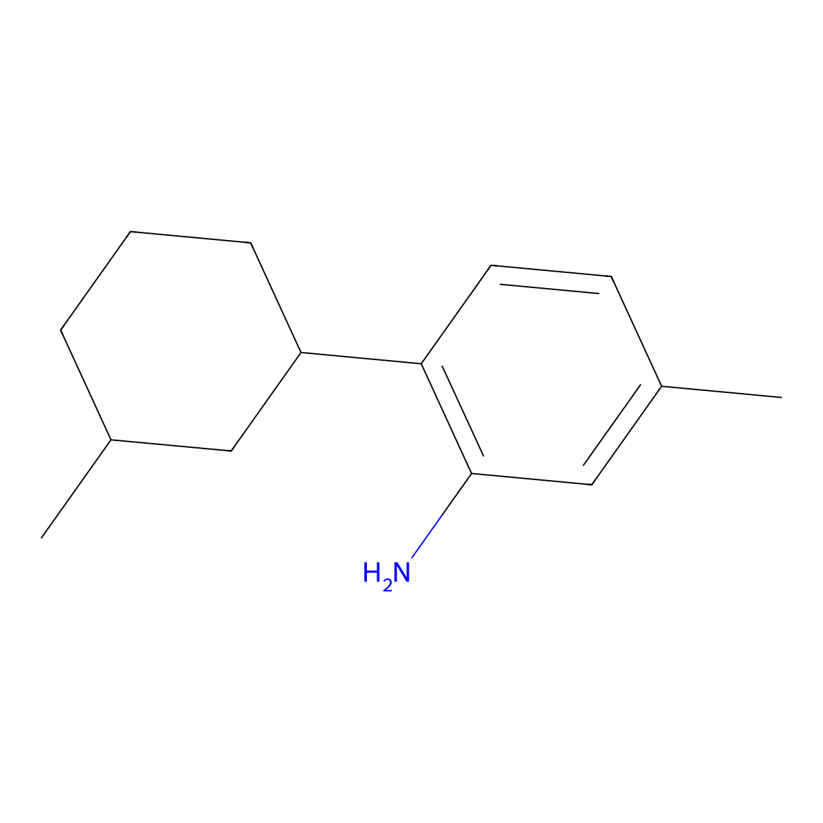 5-Methyl-2-(3-methylcyclohexyl)aniline molecular structure, CAS 2059935-50-9