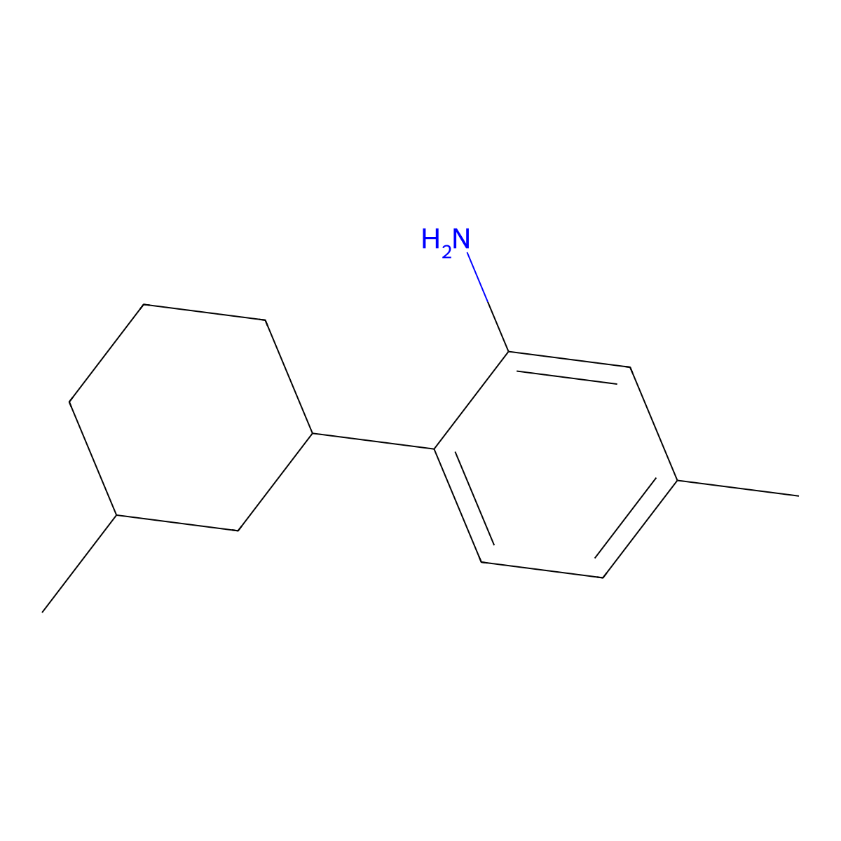 5-Methyl-2-(3-methylcyclohexyl)aniline molecular structure, CAS 2059935-50-9
