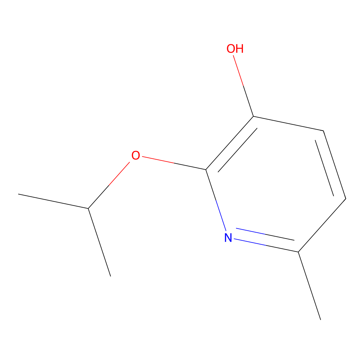 6-Methyl-2-(propan-2-yloxy)pyridin-3-ol molecular structure, CAS 2059935-79-2