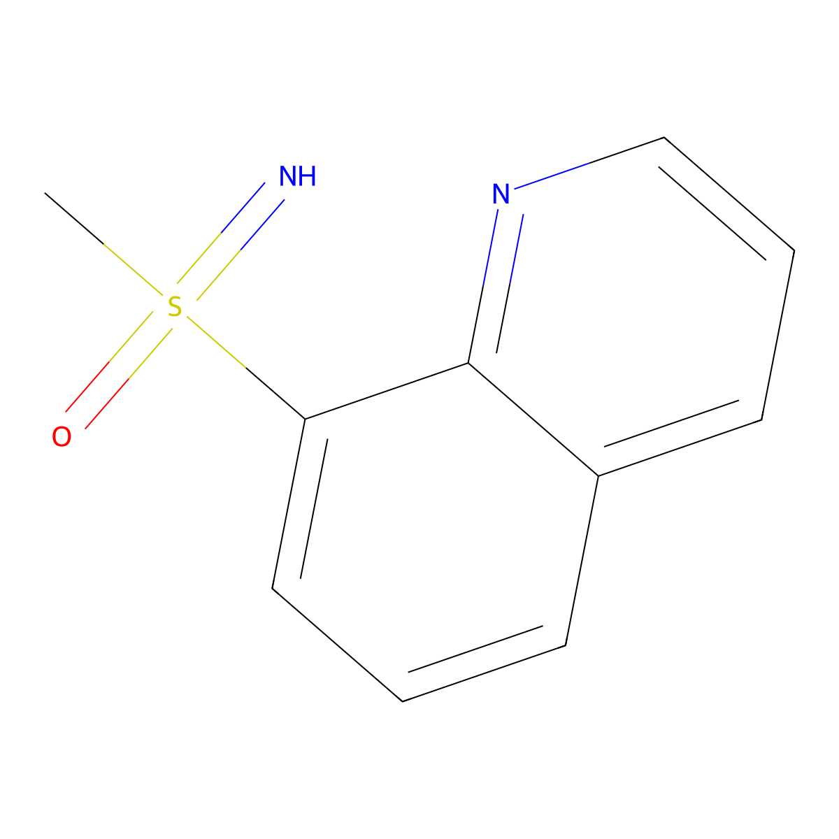 Imino(methyl)(quinolin-8-yl)-lambda6-sulfanone molecular structure, CAS 2059936-54-6