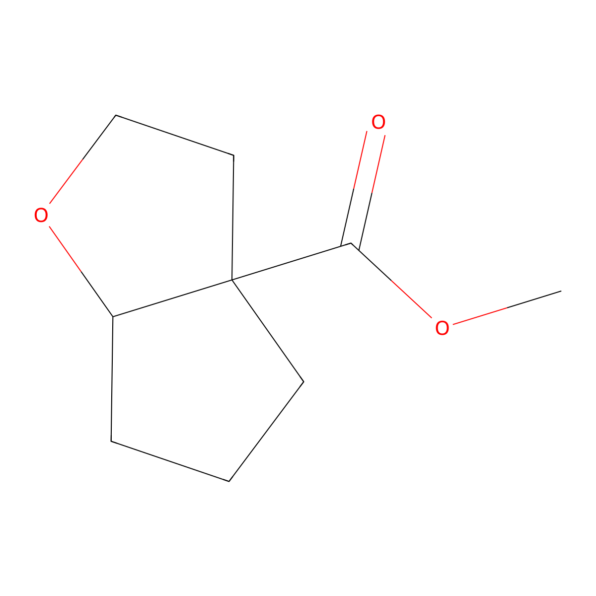 Methyl hexahydro-2H-cyclopenta[b]furan-3a-carboxylate molecular structure, CAS 2059937-49-2