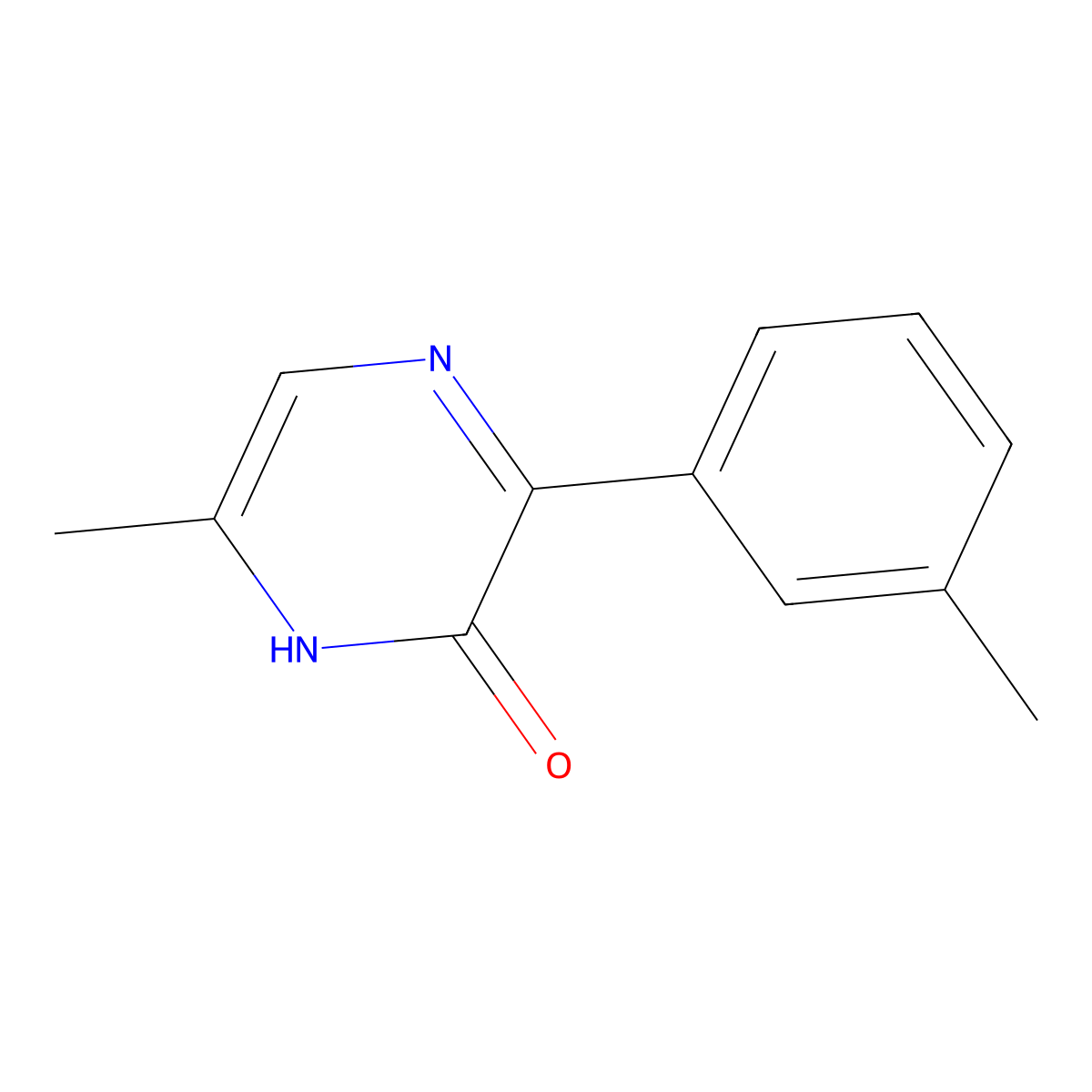6-Methyl-3-(3-methylphenyl)-1,2-dihydropyrazin-2-one molecular structure, CAS 2059937-66-3
