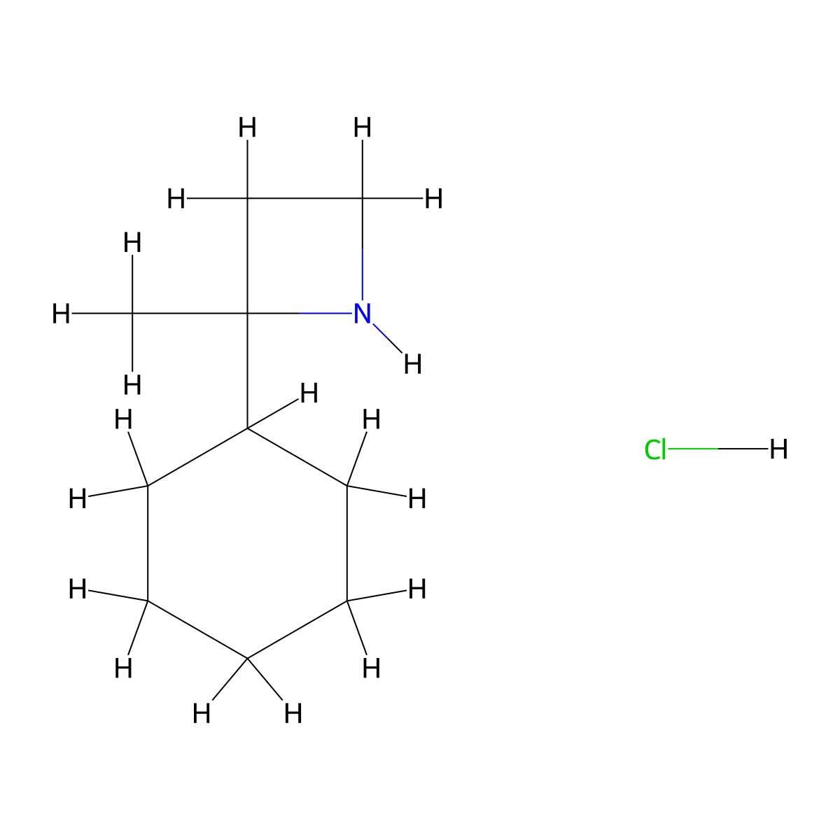 2-Cyclohexyl-2-methylazetidine hydrochloride molecular structure, CAS 2059938-24-6