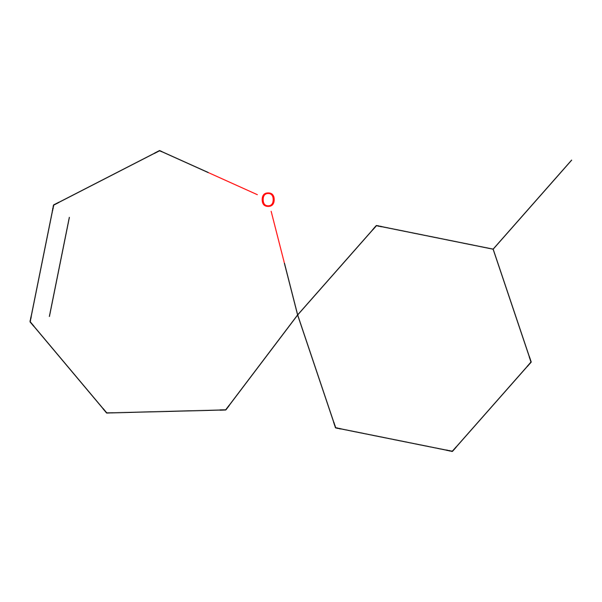 2-Methyl-7-oxaspiro[5.6]dodec-9-ene molecular structure, CAS 2059939-72-7