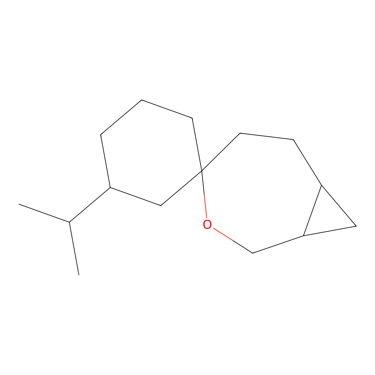 5'-(Propan-2-yl)-3-oxaspiro[bicyclo[5.1.0]octane-4,1'-cyclohexane] molecular structure, CAS 2059940-43-9