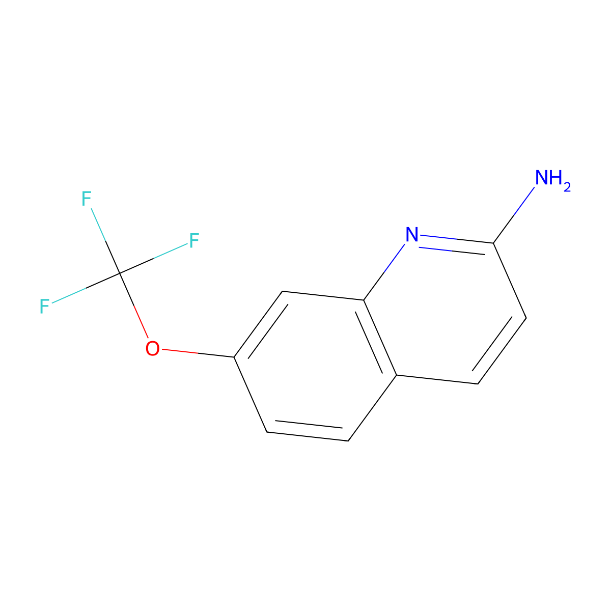 7-(Trifluoromethoxy)quinolin-2-amine molecular structure, CAS 2059940-58-6