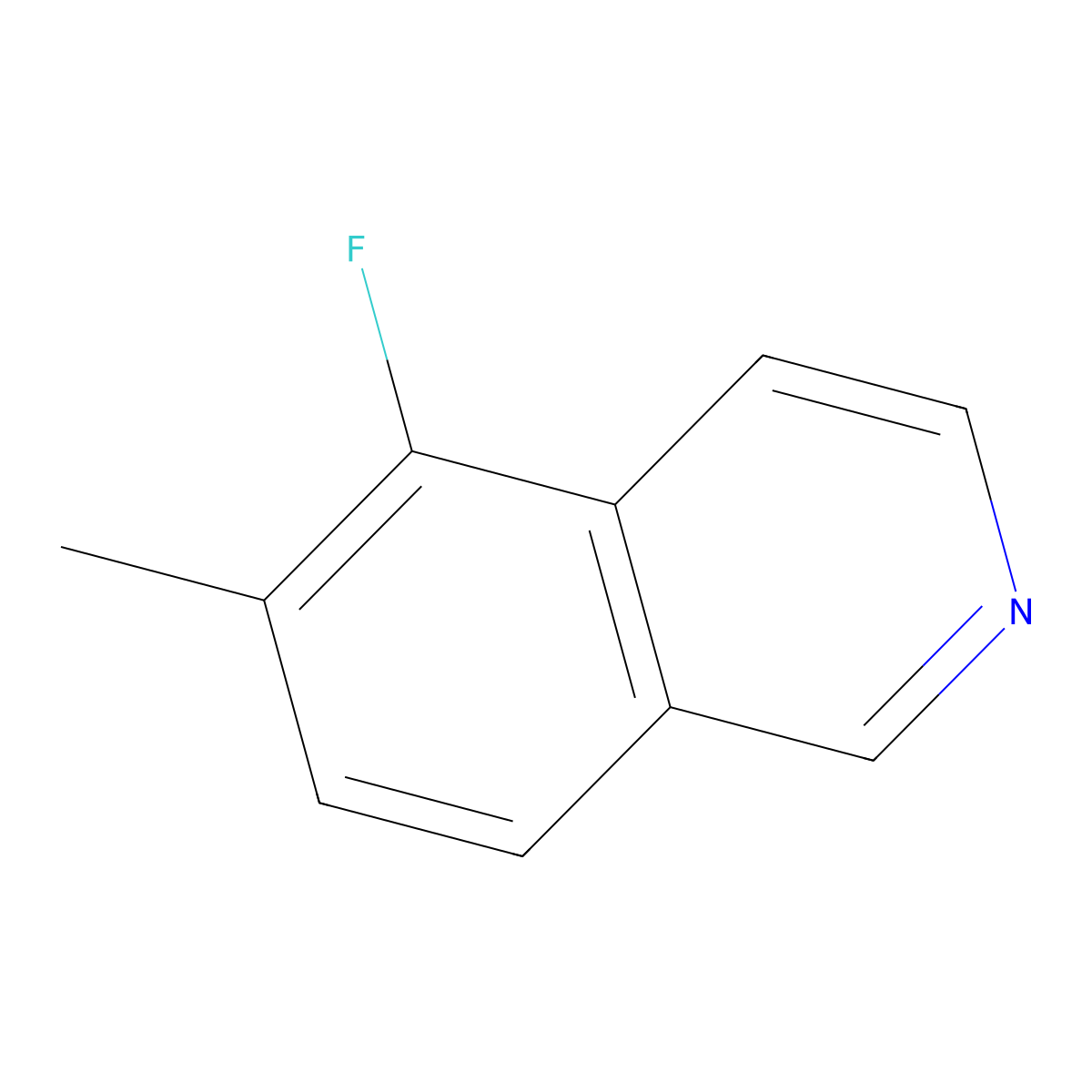 5-Fluoro-6-methylisoquinoline molecular structure, CAS 2059940-71-3