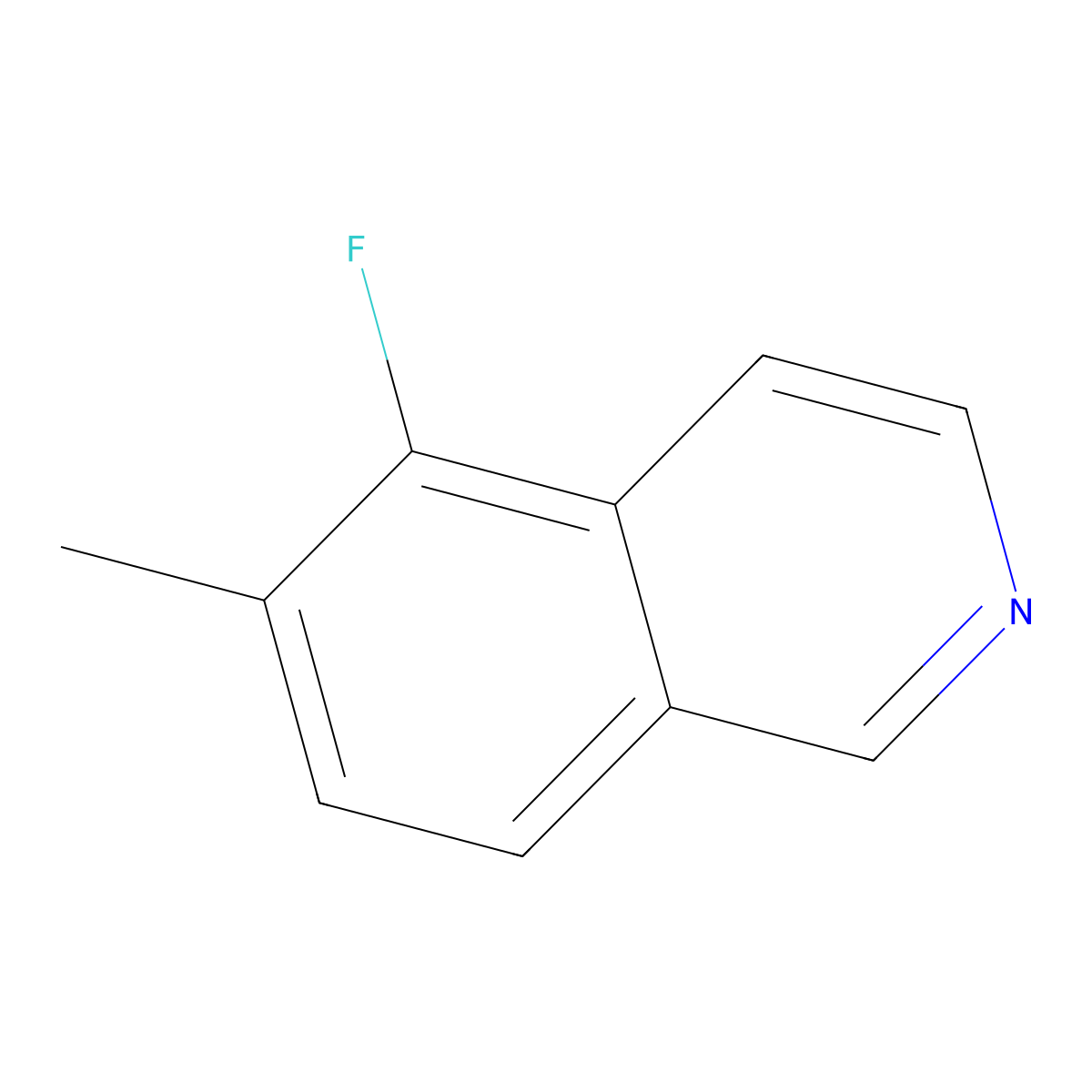 5-Fluoro-6-methylisoquinoline molecular structure, CAS 2059940-71-3