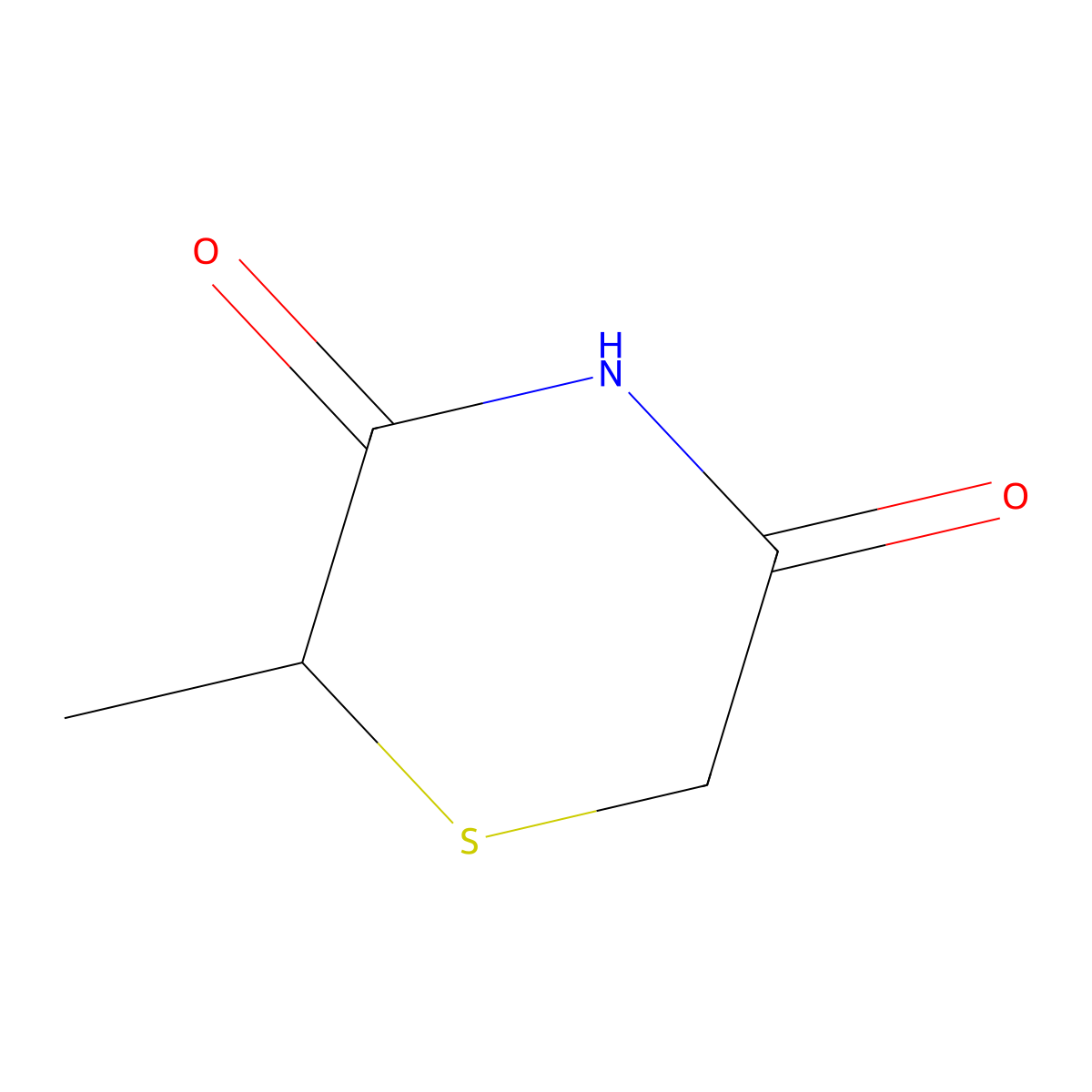 2-Methylthiomorpholine-3,5-dione molecular structure, CAS 2059941-41-0
