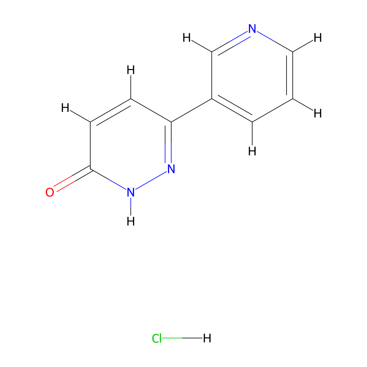 6-(Pyridin-3-yl)-2,3-dihydropyridazin-3-one hydrochloride molecular structure, CAS 2059941-42-1