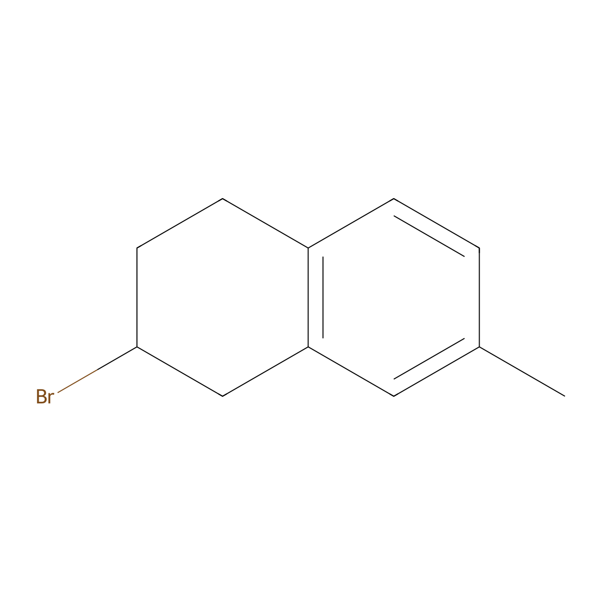 2-Bromo-7-methyl-1,2,3,4-tetrahydronaphthalene molecular structure, CAS 2059941-88-5
