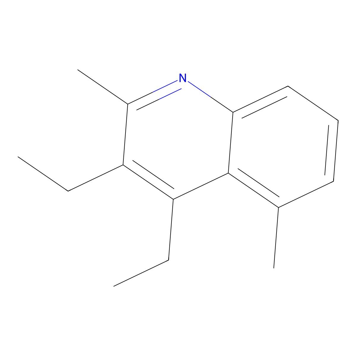 3,4-Diethyl-2,5-dimethylquinoline molecular structure, CAS 2059941-92-1