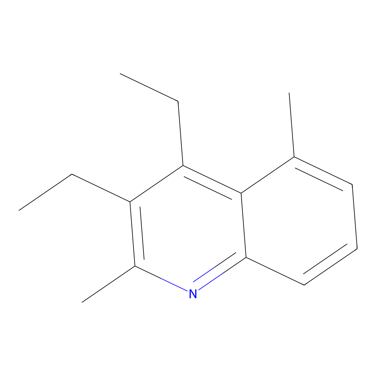 3,4-Diethyl-2,5-dimethylquinoline molecular structure, CAS 2059941-92-1