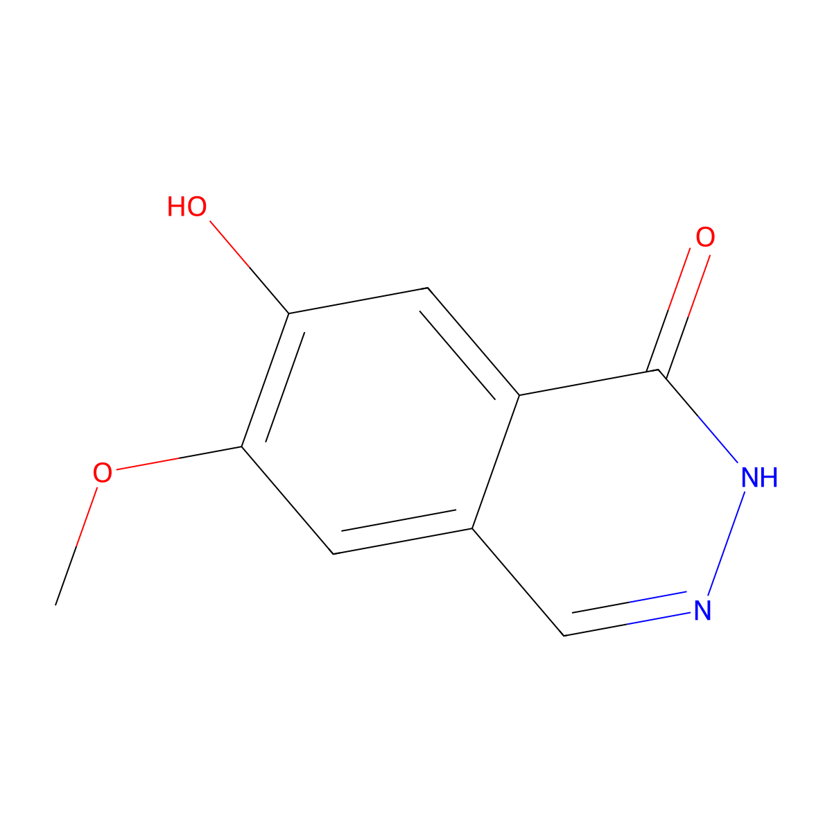 7-Hydroxy-6-methoxy-1,2-dihydrophthalazin-1-one molecular structure, CAS 2059942-24-2